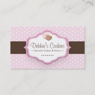 Cartes de visite de biscuits Whimsical