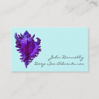 Cartes de visite de Blue Sea Shell