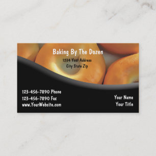 Cartes de visite de boulangerie