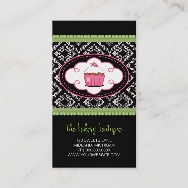 Cartes de visite de boulangerie (Devant)