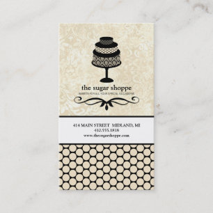 Cartes de visite de boulangerie contemporains