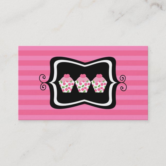 Cartes de visite de boulangerie ou de magasin de (Devant)