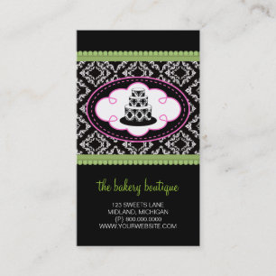 Cartes de visite de boulangerie ou de magasin de