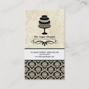 Cartes de visite de boulangerie ou de pâtisserie