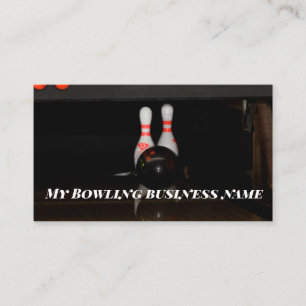 Cartes de visite de bowling