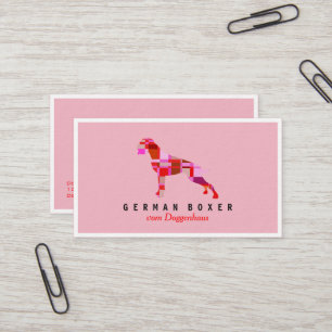 Cartes de visite de Boxer Allemand