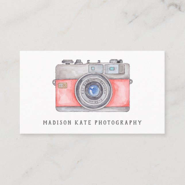 Cartes de visite de caméra vintages (Devant)