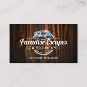Cartes de visite de camping-cars RV personnalisabl