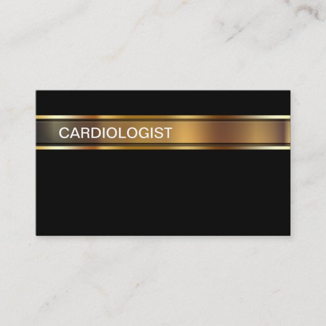 Cartes de visite de cardiologue (Devant)