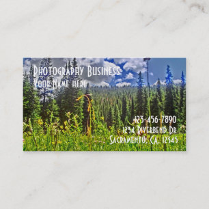 Cartes de visite de champs de photographie personn