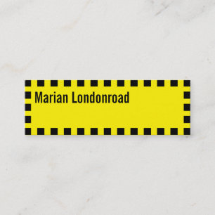 Cartes de visite de chauffeur de taxi animal