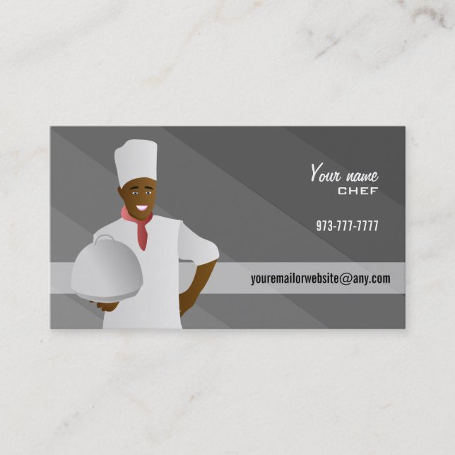Cartes de visite de chef (Devant)