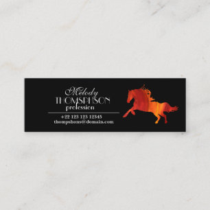 Cartes de visite de cheval