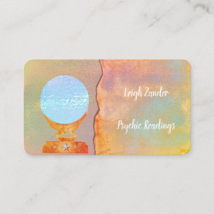 Cartes de visite de coach spirituel de vie en cris