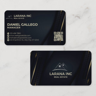 Cartes de visite de code Qr