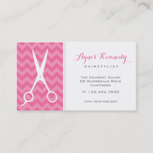 Cartes de visite de coiffeur modernes