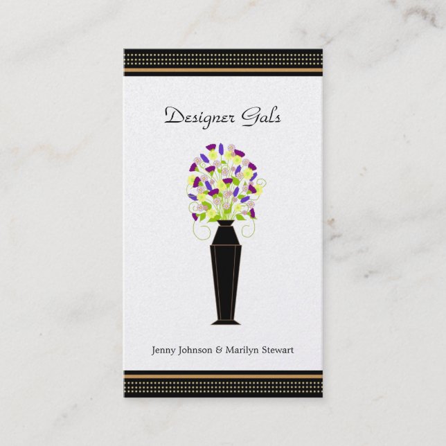 Cartes de visite de concepteur (Devant)