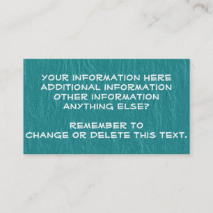 Cartes de visite de coutume d'harmonie