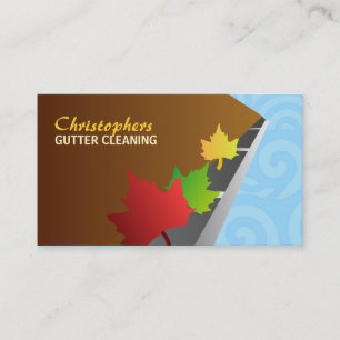 Cartes de visite de décapant de gouttière