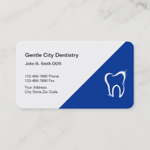Cartes de visite de dentiste