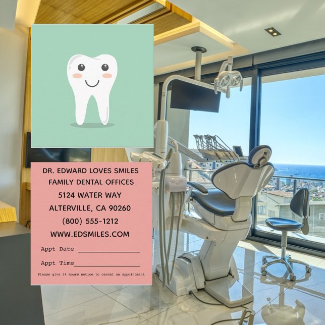 Cartes de visite de dentistes doués pour les dents (Créateur téléchargé)