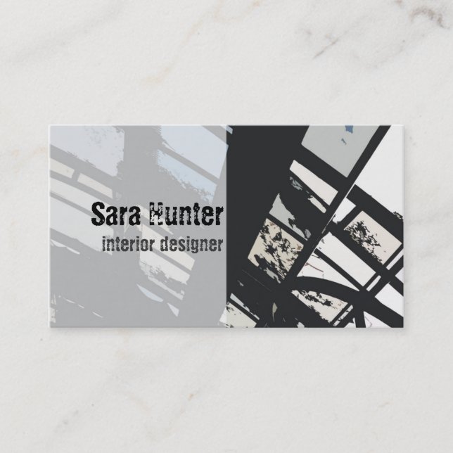 Cartes de visite de design d'intérieur (Devant)