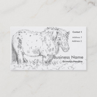 Cartes de visite de dessin miniature de pivoine