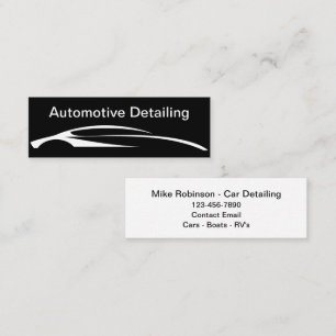 Cartes de visite de détail Budget Automotive