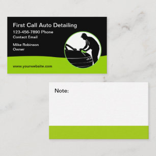 Cartes de visite de détail de voiture moderne auda