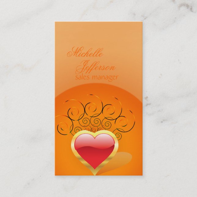 Cartes de visite de directeur commercial (Devant)