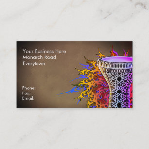 Cartes de visite de Doumbek d'arc-en-ciel