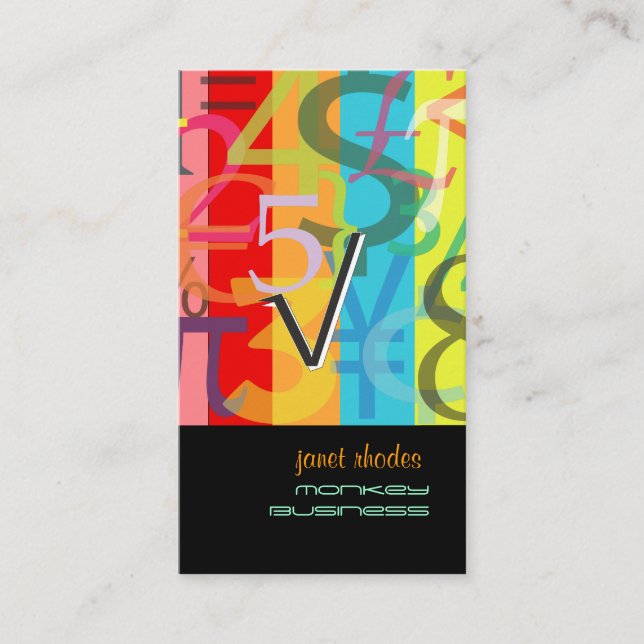 cartes de visite de Financial Planner (Devant)