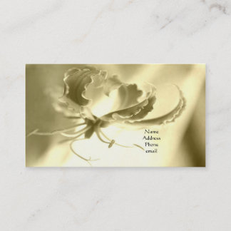 Cartes de visite de fleur