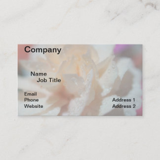 Cartes de visite de fleurs, 3,5 po x 2,0 po