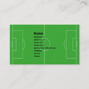 cartes de visite de football -
