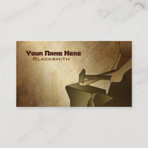 Cartes de visite de forgeron