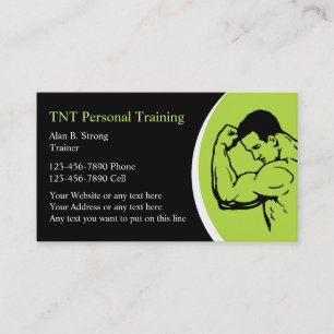 Cartes de visite de formation personnels