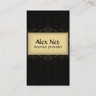 Cartes de visite de fournisseur Internet