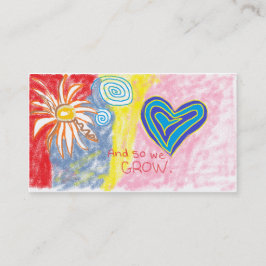 Cartes de visite de garderie