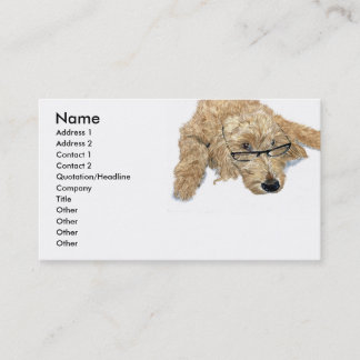 Cartes de visite de Goldendoodle Stella