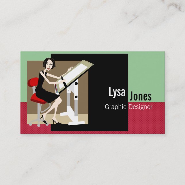 Cartes de visite de graphiste (Devant)