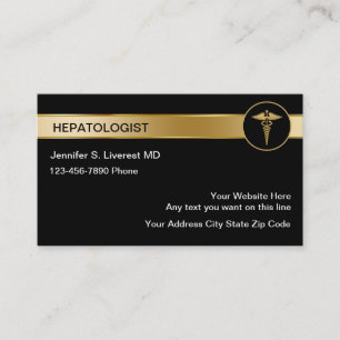 Cartes de visite de Hepatologist