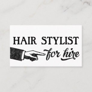 Cartes de visite de la liste de cheveux - Cool Vin