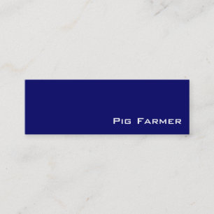 Cartes de visite de la Marine de l'éleveur de coch