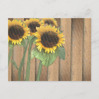 Cartes de visite de la nature de Sunflower