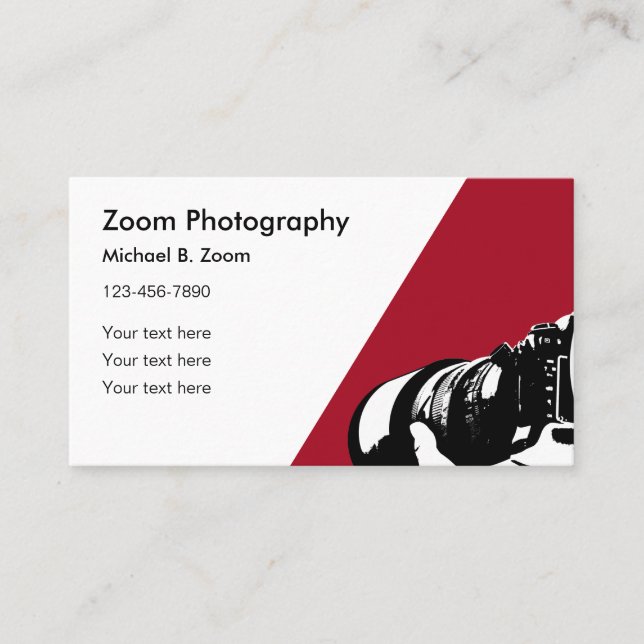 Cartes de visite de la photographie simple et mode (Devant)