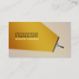Cartes de visite de laveur de vitres