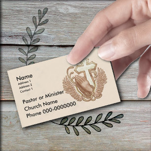 Cartes de visite de l'Église chrétienne