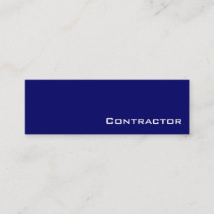 Cartes de visite de l'entrepreneur blanc de la Mar