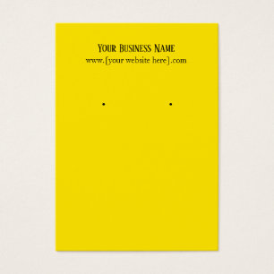 Cartes de visite de l'oreille jaune